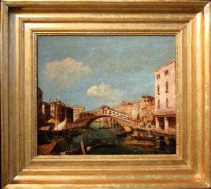 "Venezia, Canal Grande e Ponte di Rialto" VENDUTO